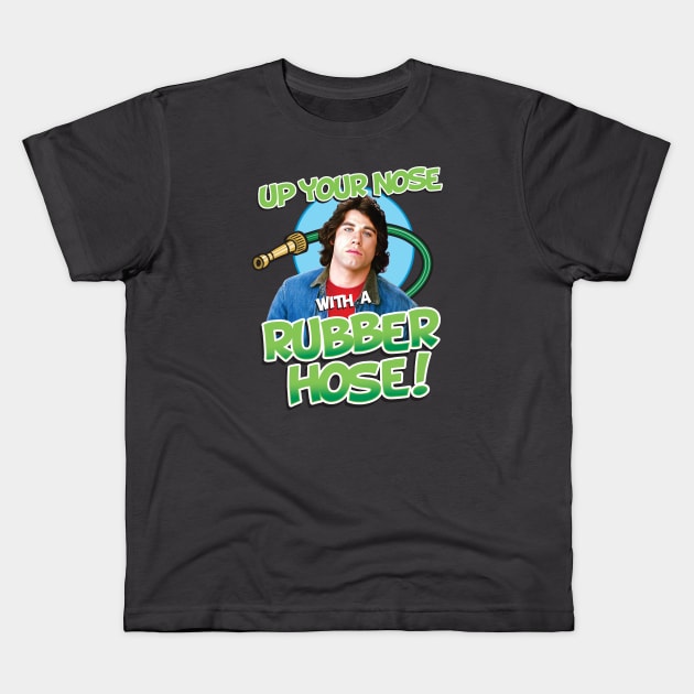 Up Your Nose With A Rubber Hose Kids T-Shirt by Chewbaccadoll